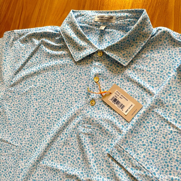 Peter Millar Other - NEW- Peter Millar Cara Cara Performance Mesh Polo Summer Comfort- size Large